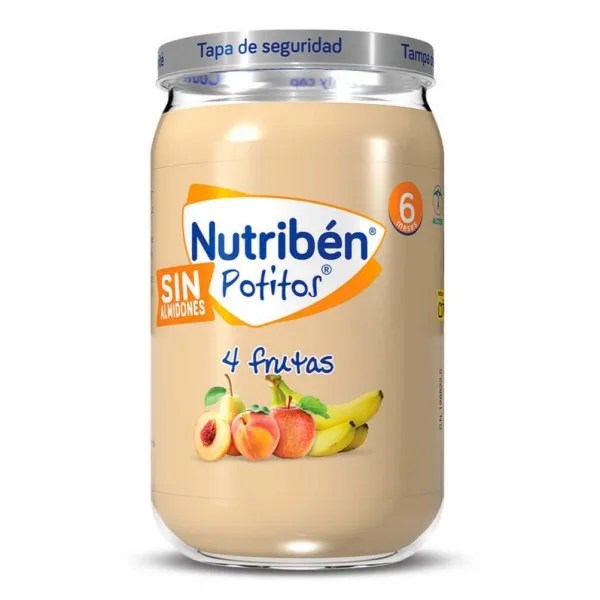 NUTRIBEN POTITOS 4 FRUTAS 1 ENVASE 235 G