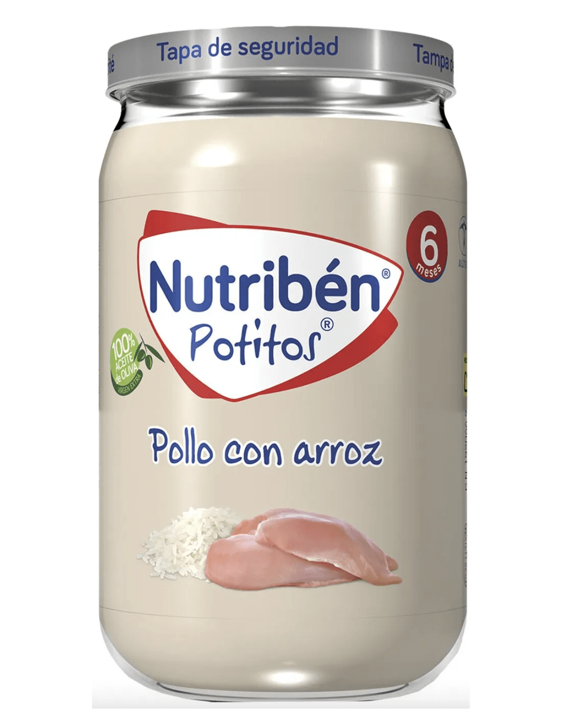 NUTRIBEN POLLO CON ARROZ 1 POTITO 235 G