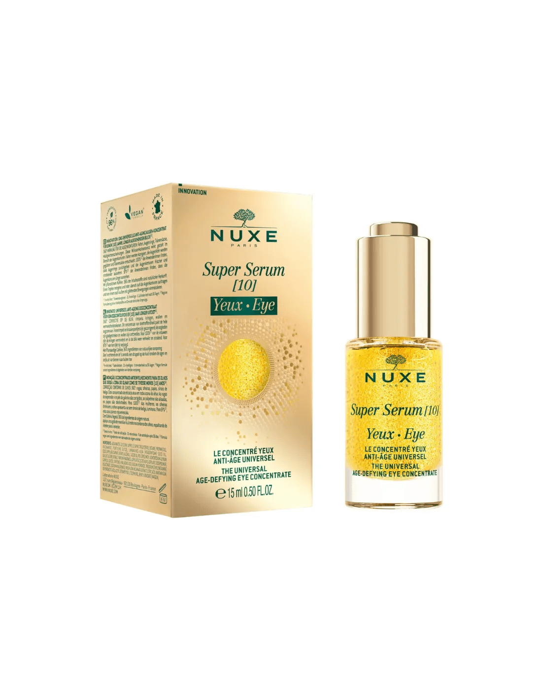 NUXE SUPER SERUM 10 CONTORNO DE OJOS 1 ENVASE 15 ML