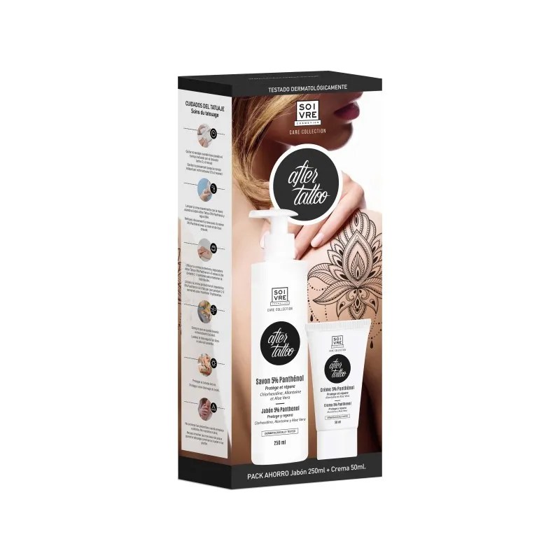 SOIVRE AFTER TATTOO PACK JABON+CREMA