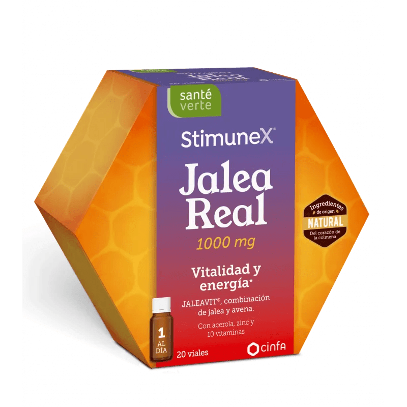 SANTE VERTE STIMUNEX JALEA REAL VITALIDAD Y ENERGIA 20 VIALES 10 ML
