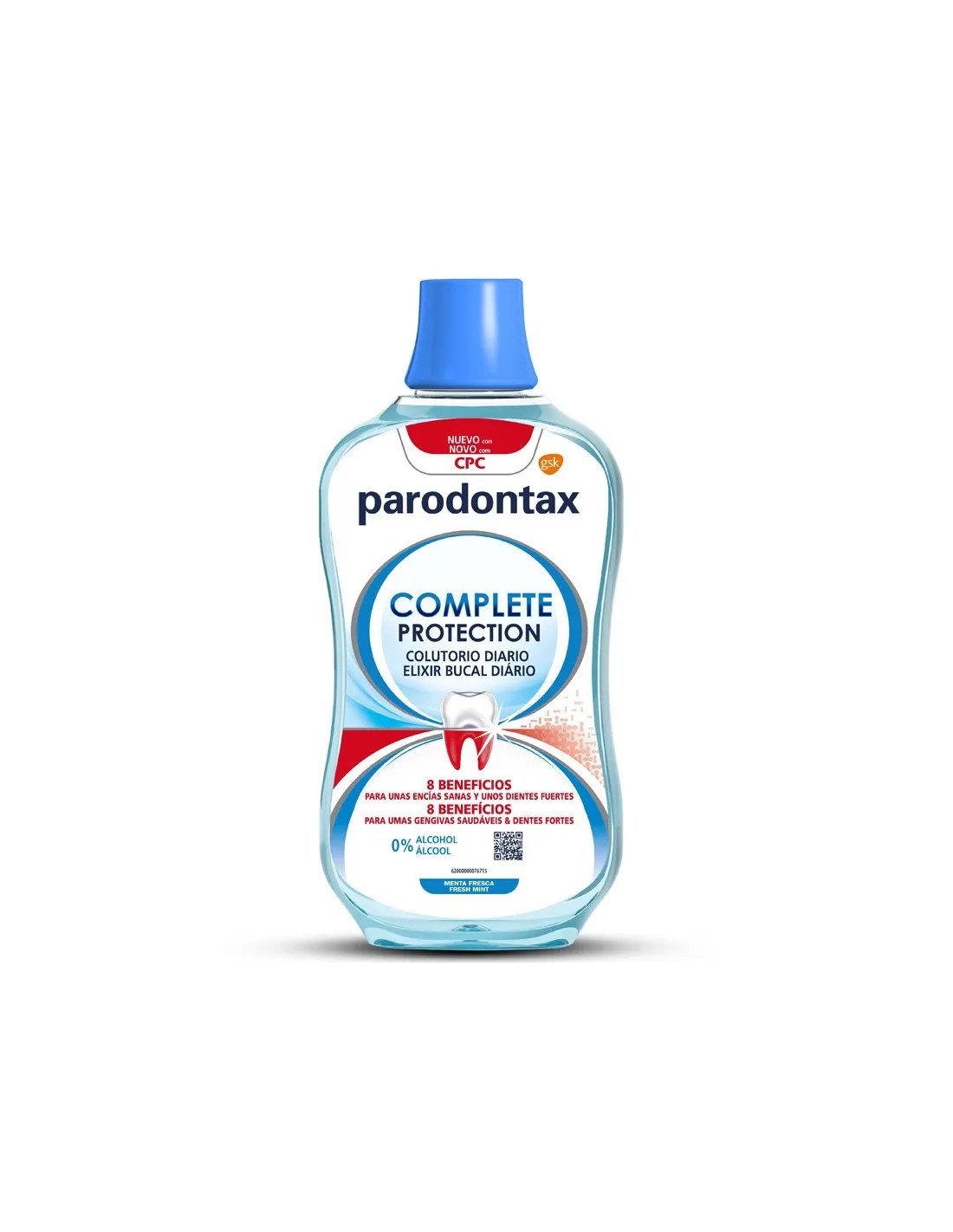 PARODONTAX COMPLETE PROTECTION COLUTORIO 1 ENVASE 500 ML SABOR MENTA FRESCA