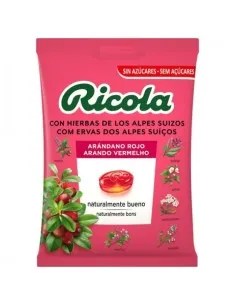 RICOLA CARAMELOS SIN AZUCAR 1 BOLSA 70 G SABOR ARANDANO ROJO