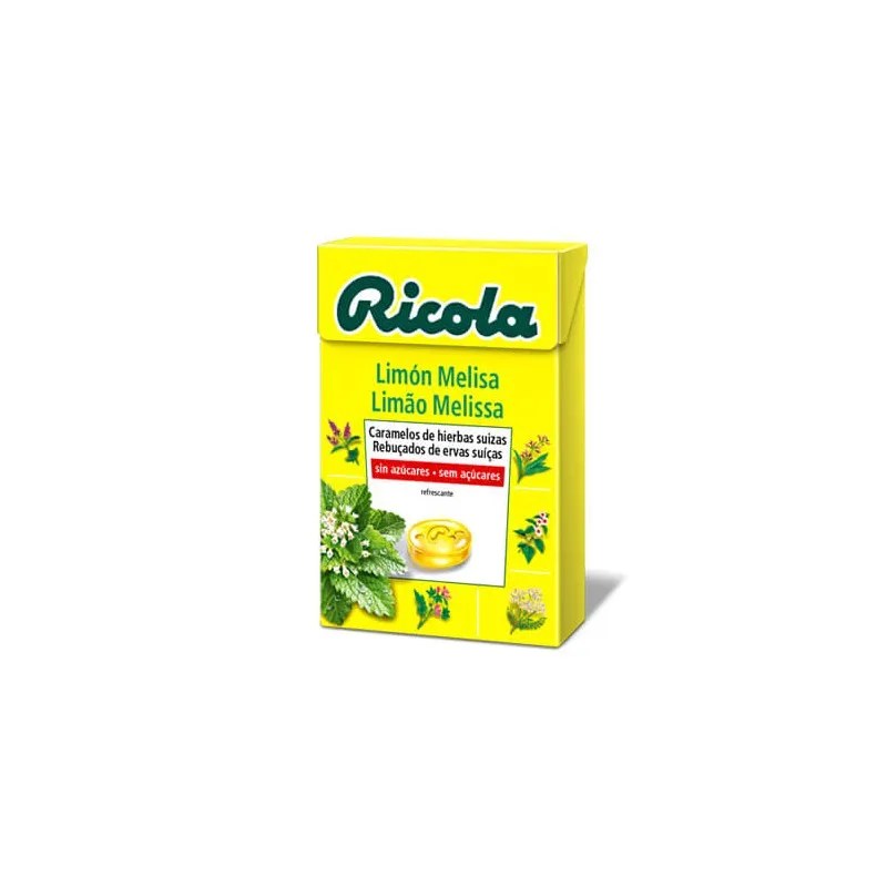RICOLA CARAMELOS SIN AZUCAR 1 ENVASE 50 G SABOR LIMON
