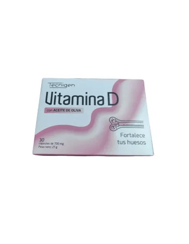 TECNIGEN VITAMINA D 30 CAPSULAS