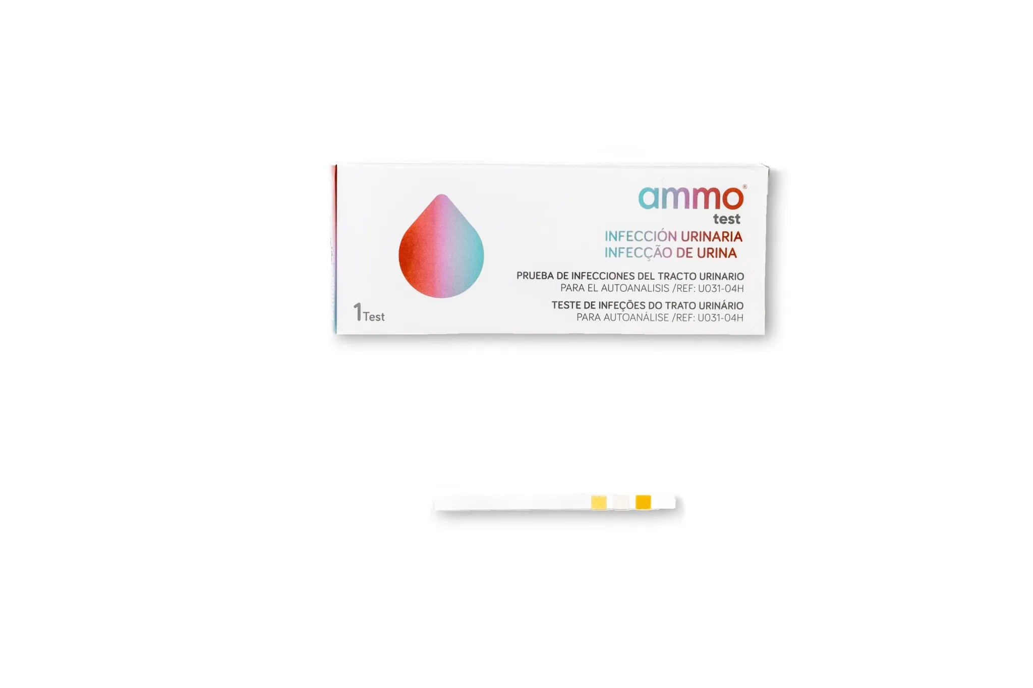 TEST DETECCION DE INFECCION URINARIA AMMO 2 UNIDADES