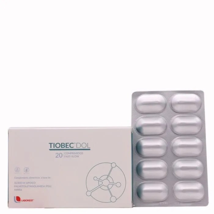 TIOBEC DOL 20 COMPRIMIDOS