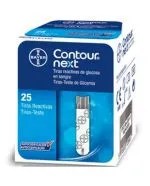 TIRAS REACTIVAS GLUCEMIA CONTOUR NEXT 25 UNIDADES