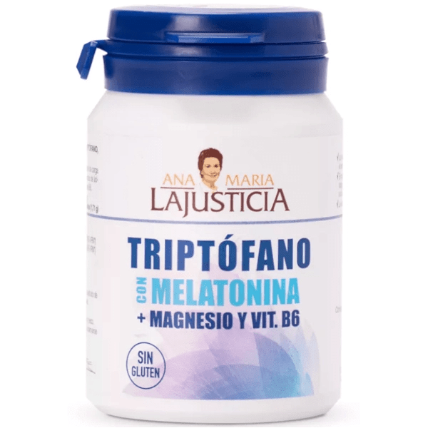 TRIPTOFANO CON MELATONINA + MAGNESIO Y VIT B6 ANA MARIA LAJUSTICIA 60 COMPRIMIDOS