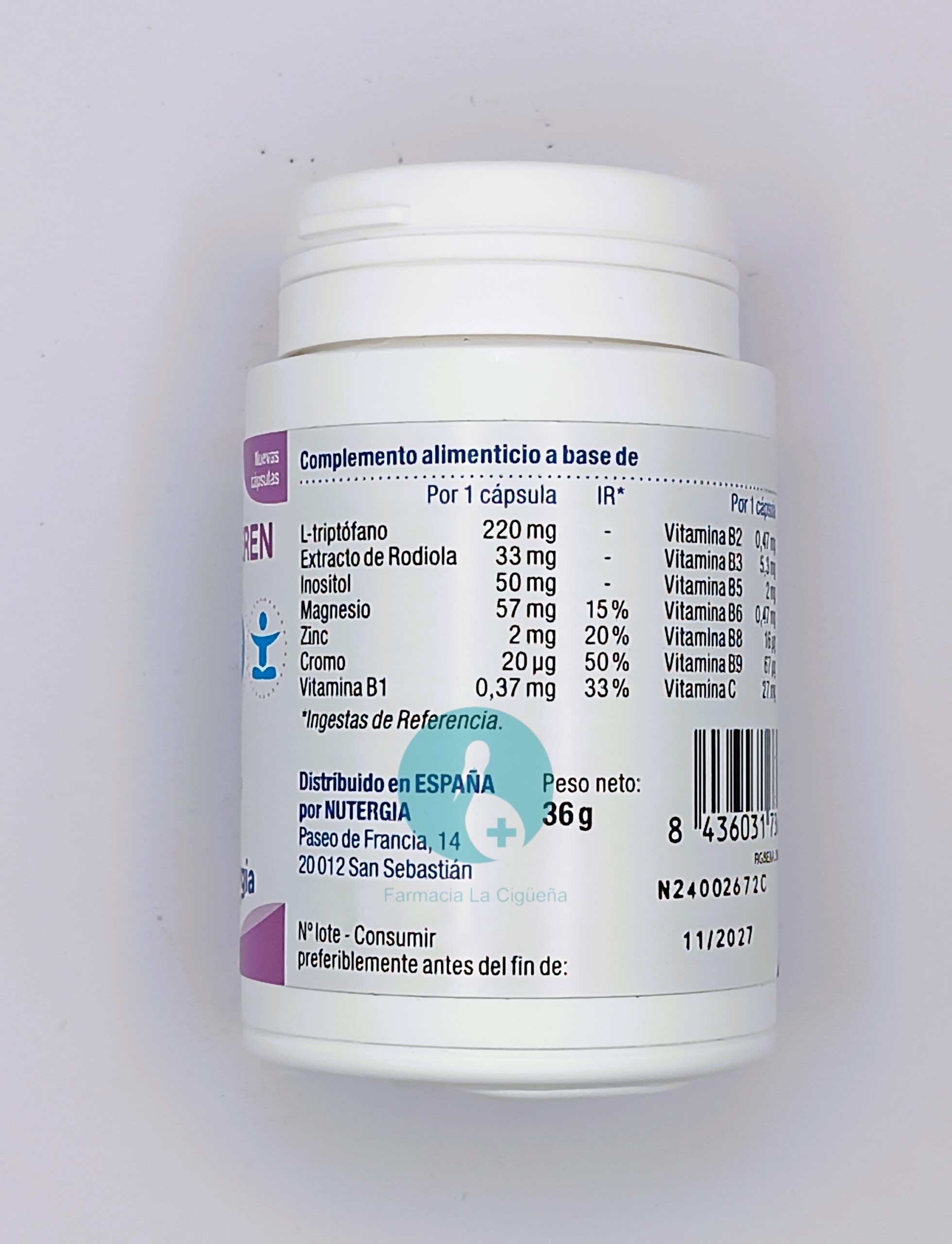 VECTISEREN 60 CAPSULAS NUTERGIA