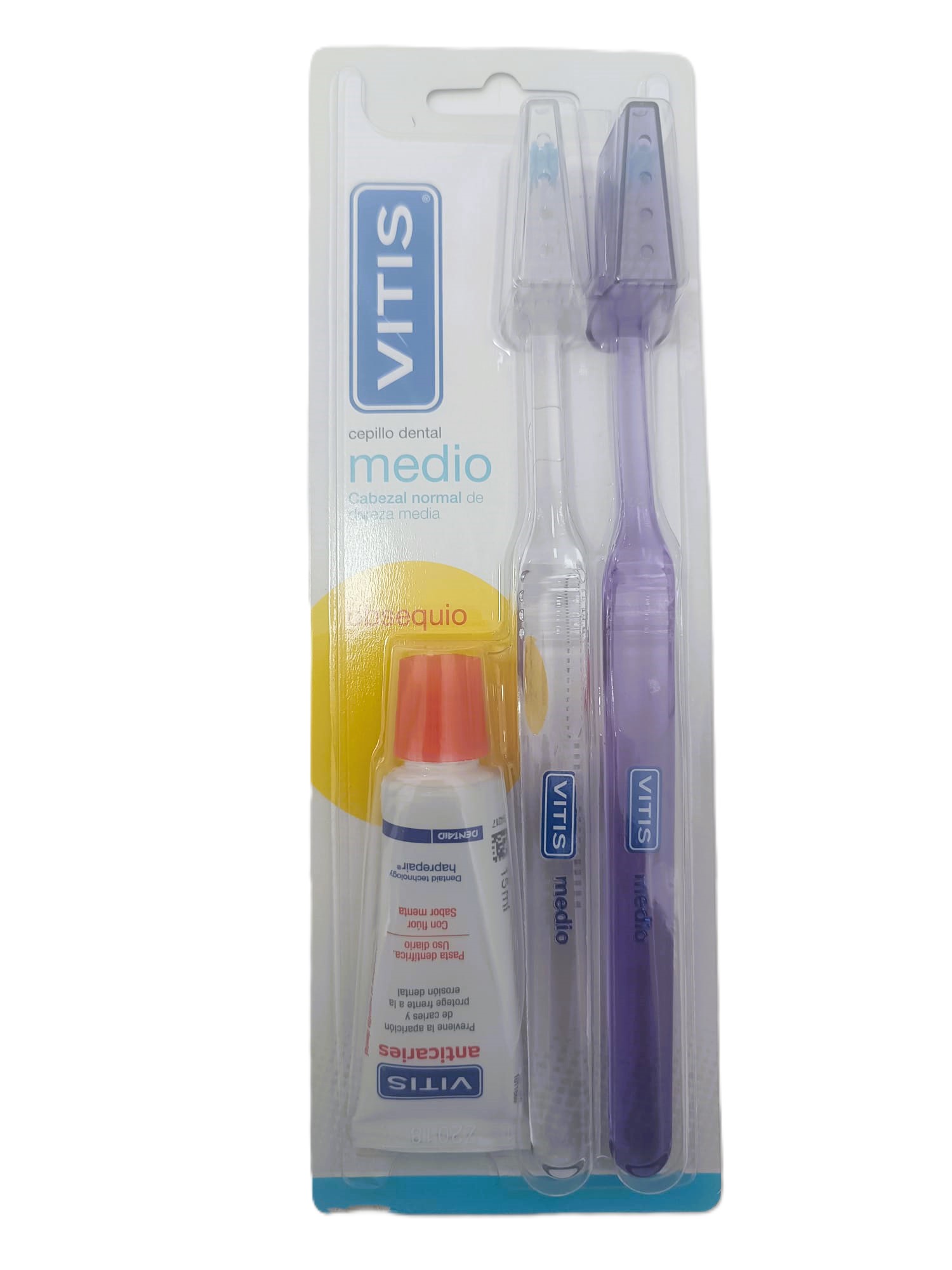 CEPILLO DENTAL ADULTO VITIS MEDIO DUPLO