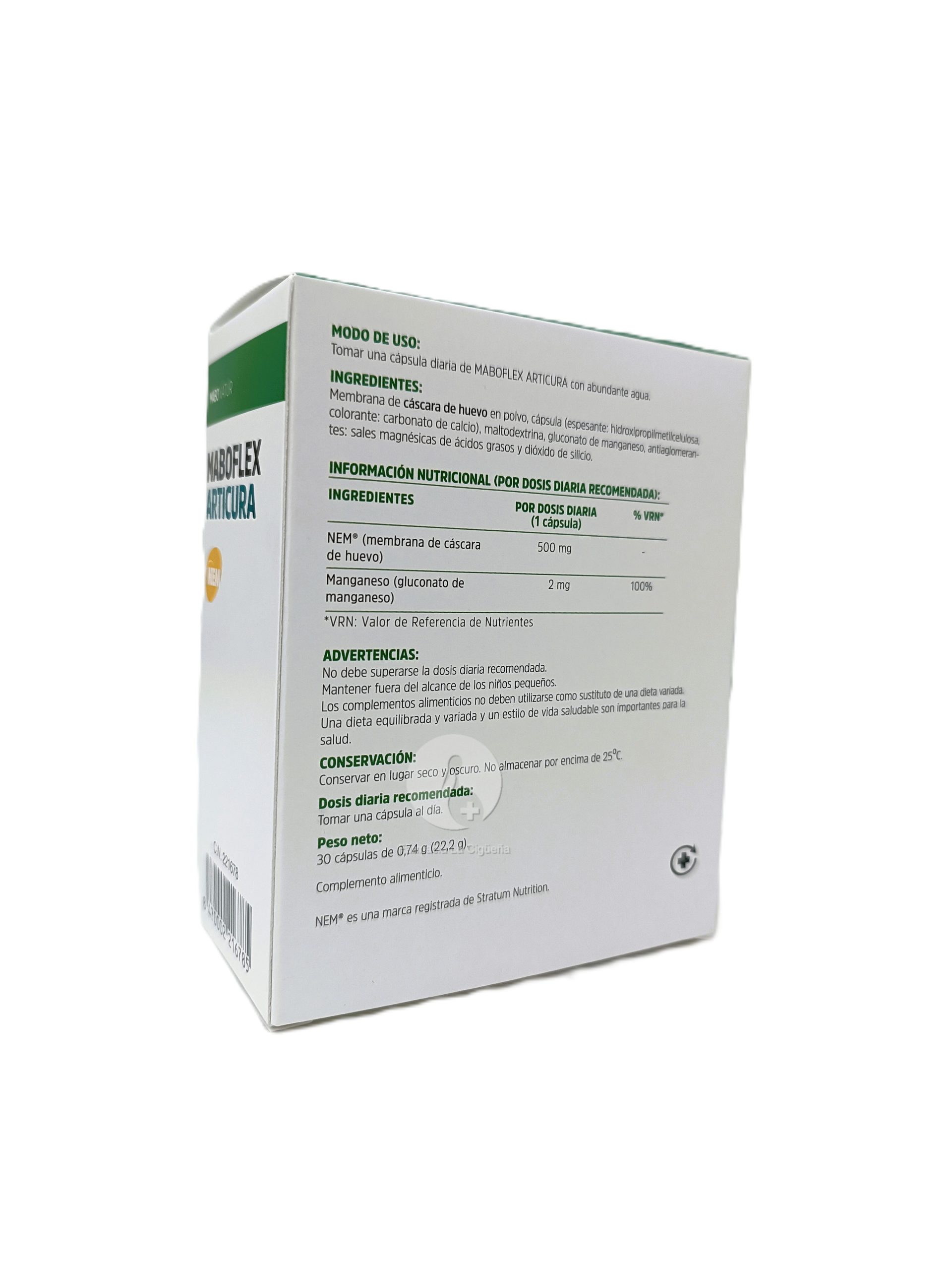 MABOFLEX ARTICURA 30 CAPSULAS