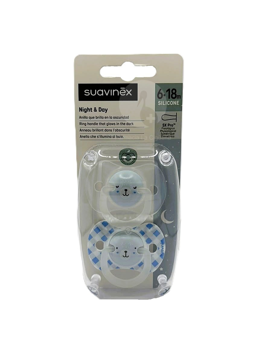 CHUPETE SILICONA FISIOLOGICO SUAVINEX FUSION 4 – 18 MESES 2 UNIDADES
