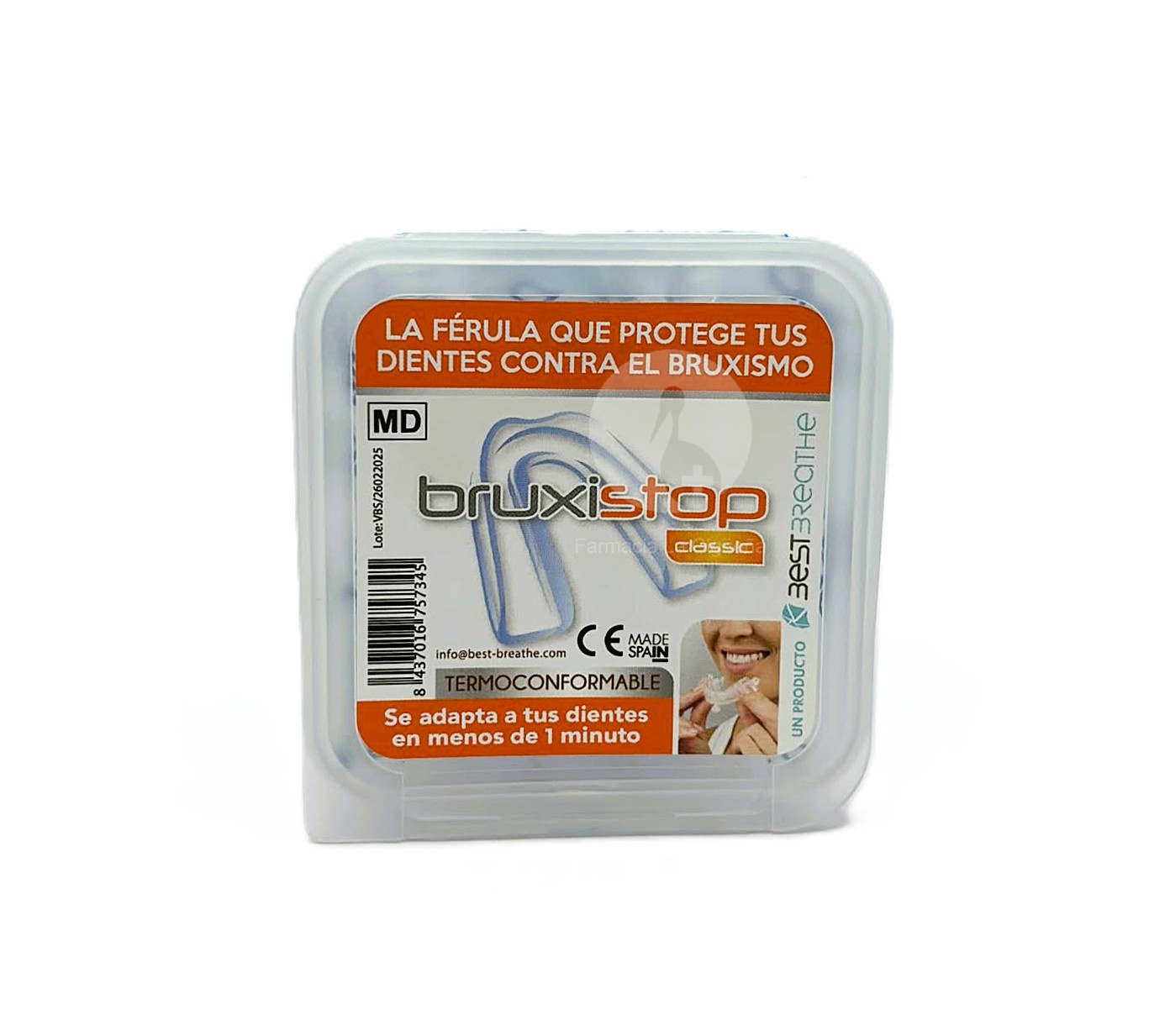 BRUXISTOP FERULA DENTAL TERMOCONFORMABLE 1 UNIDAD