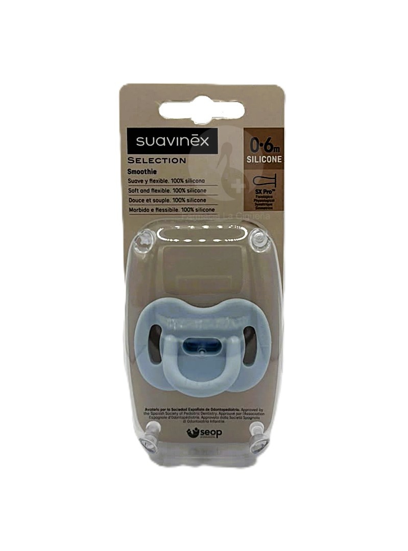 CHUPETE SILICONA FISIOLOGICO SUAVINEX TODOSILICONA 0 – 6 MESES 1 UNIDAD