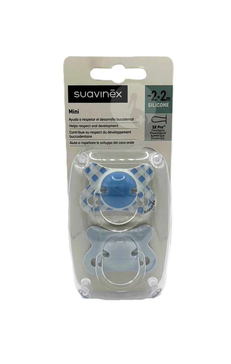 CHUPETE SILICONA FISIOLOGICO SUAVINEX FUSION 0 – 2 MESES 2 UNIDADES