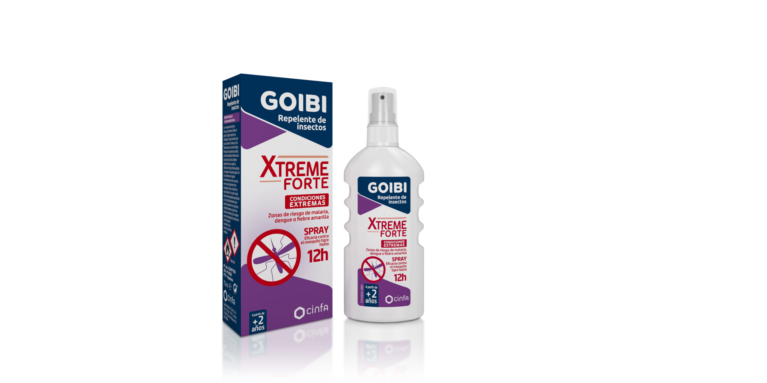 GOIBI XTREME FORTE REPELENTE DE INSECTOS 1 SPRAY 75 ML