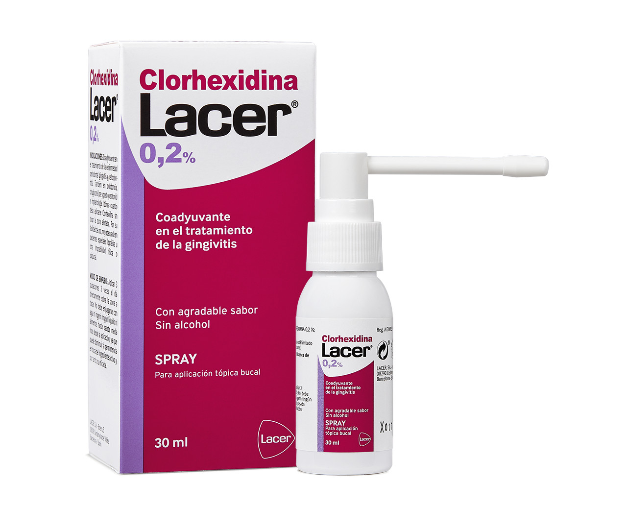 LACER COLUTORIO CLORHEXIDINA 0.2% 1 SPRAY 30 ML