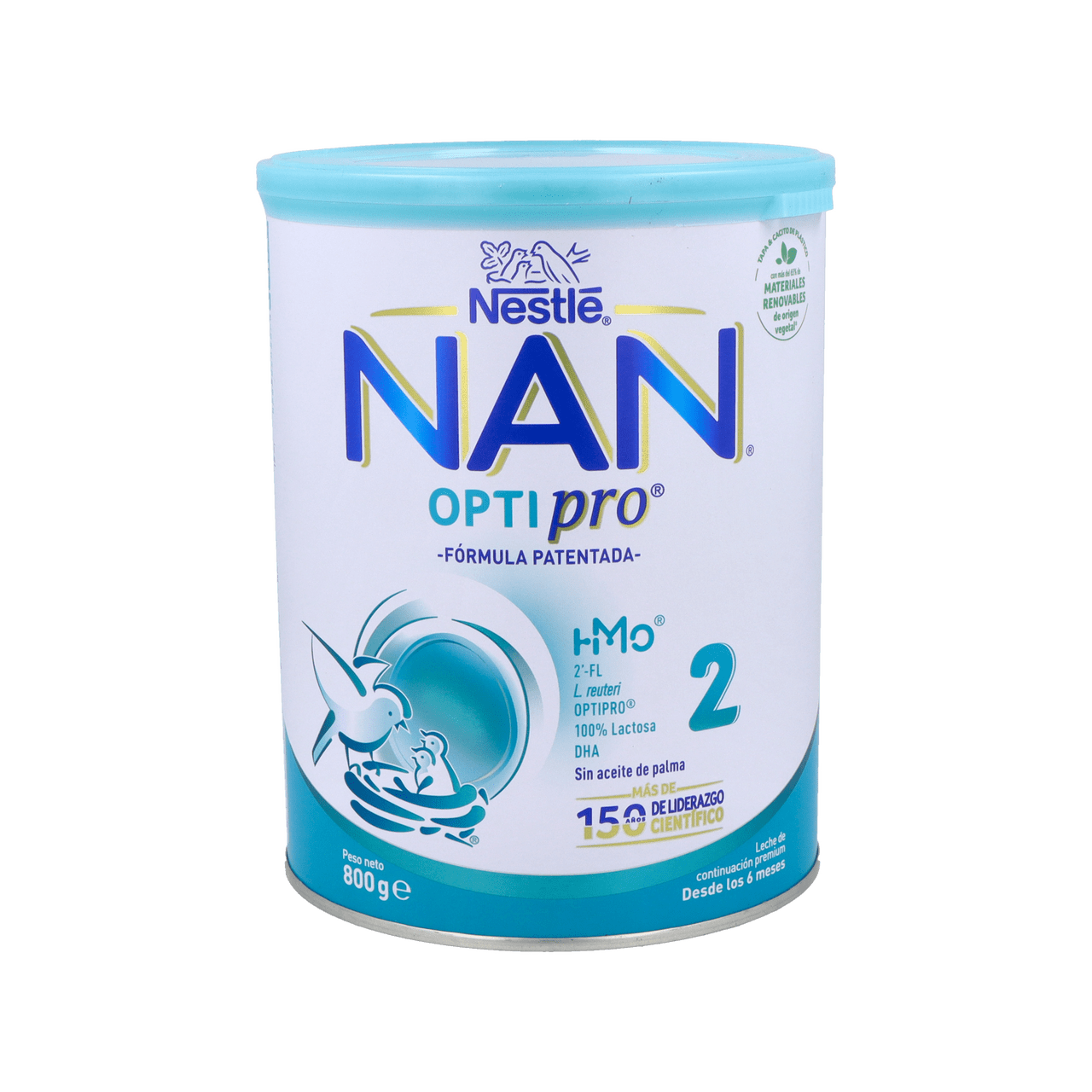 NAN OPTIPRO 2 LECHE DE CONTINUACION 1 ENVASE 800 G