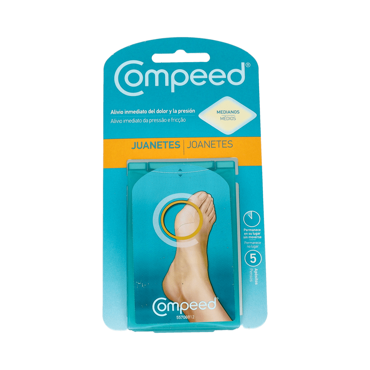 COMPEED JUANETES HIDROCOLOIDE 5 UNIDADES