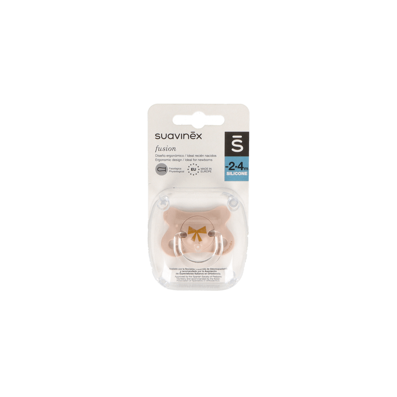 CHUPETE SILICONA FISIOLOGICO SUAVINEX FUSION 2 – 4 MESES 1 UNIDAD