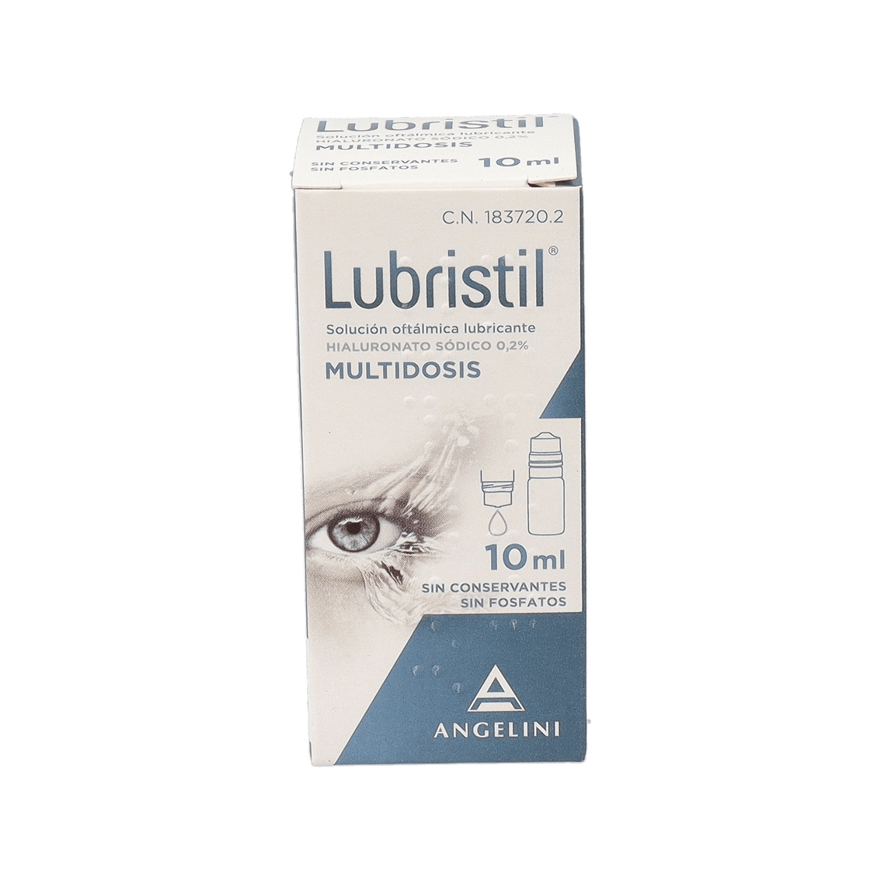 LUBRISTIL SOLUCION OFTALMICA LUBRICANTE 1 ENVASE MULTIDOSIS 10 ML
