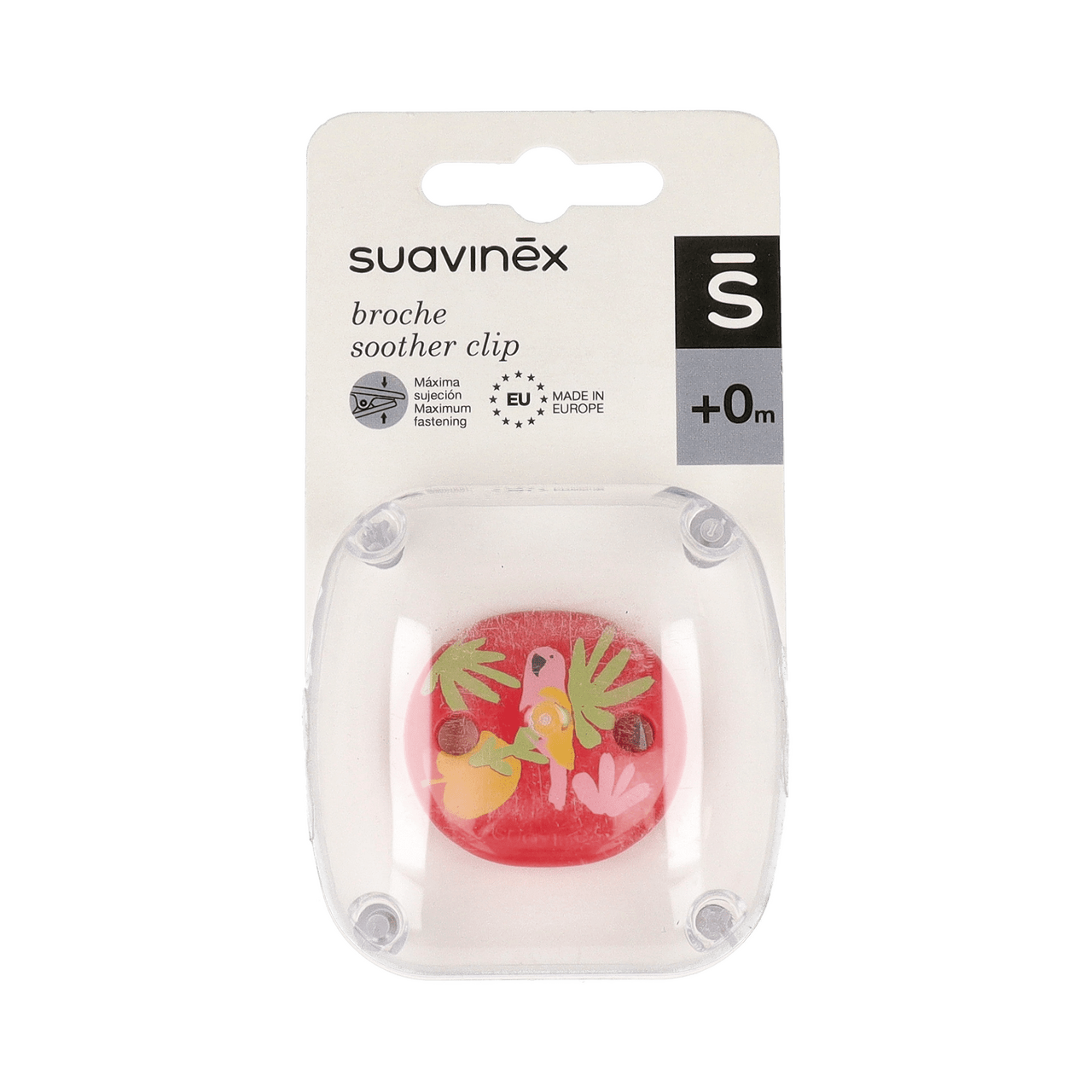 BROCHE CON CADENA SUAVINEX DECORADO