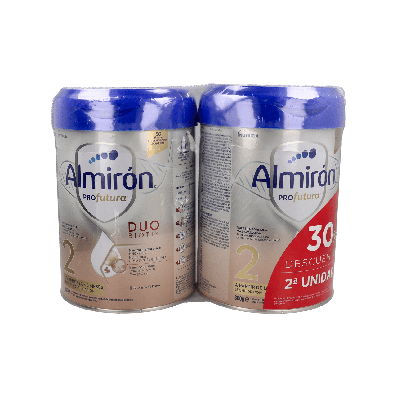 ALMIRON PROFUTURA 2 2 ENVASES 800 G DUOBIOTIK BIPACK PACK AHORRO