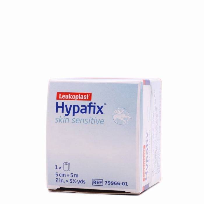 HYPAFIX SKIN SENSITIVE GASA ADHESIVA PARA FIJACION DE APOSITOS 1 UNIDAD 5 M X 5 CM