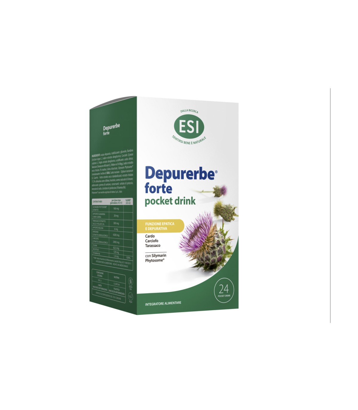 ESI DEPURERBE FORTE 24 POCKET DRINK TREPAT DIET