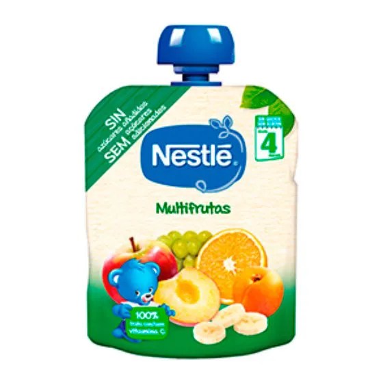 NESTLE NATURNES POUCHES 4 FRUTAS 90 GR