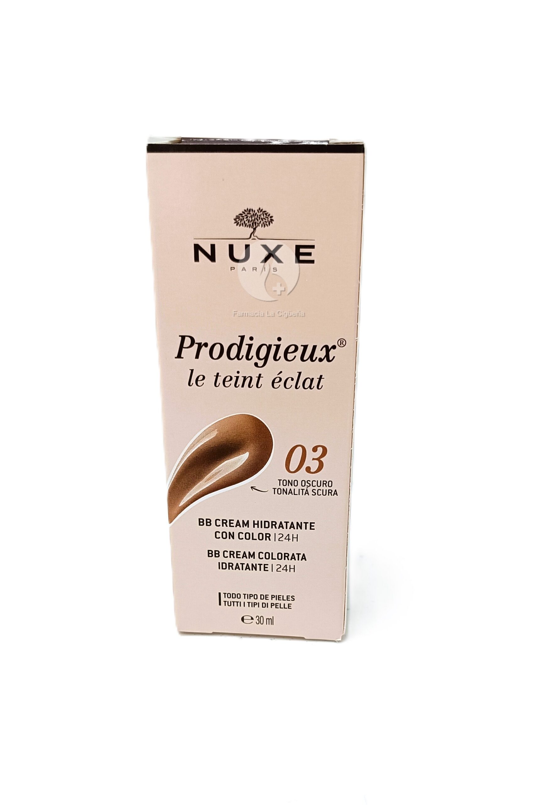 PRODIGIEUX BB CREAM 24H 1 TUBO 30 ML TONO OSCURO