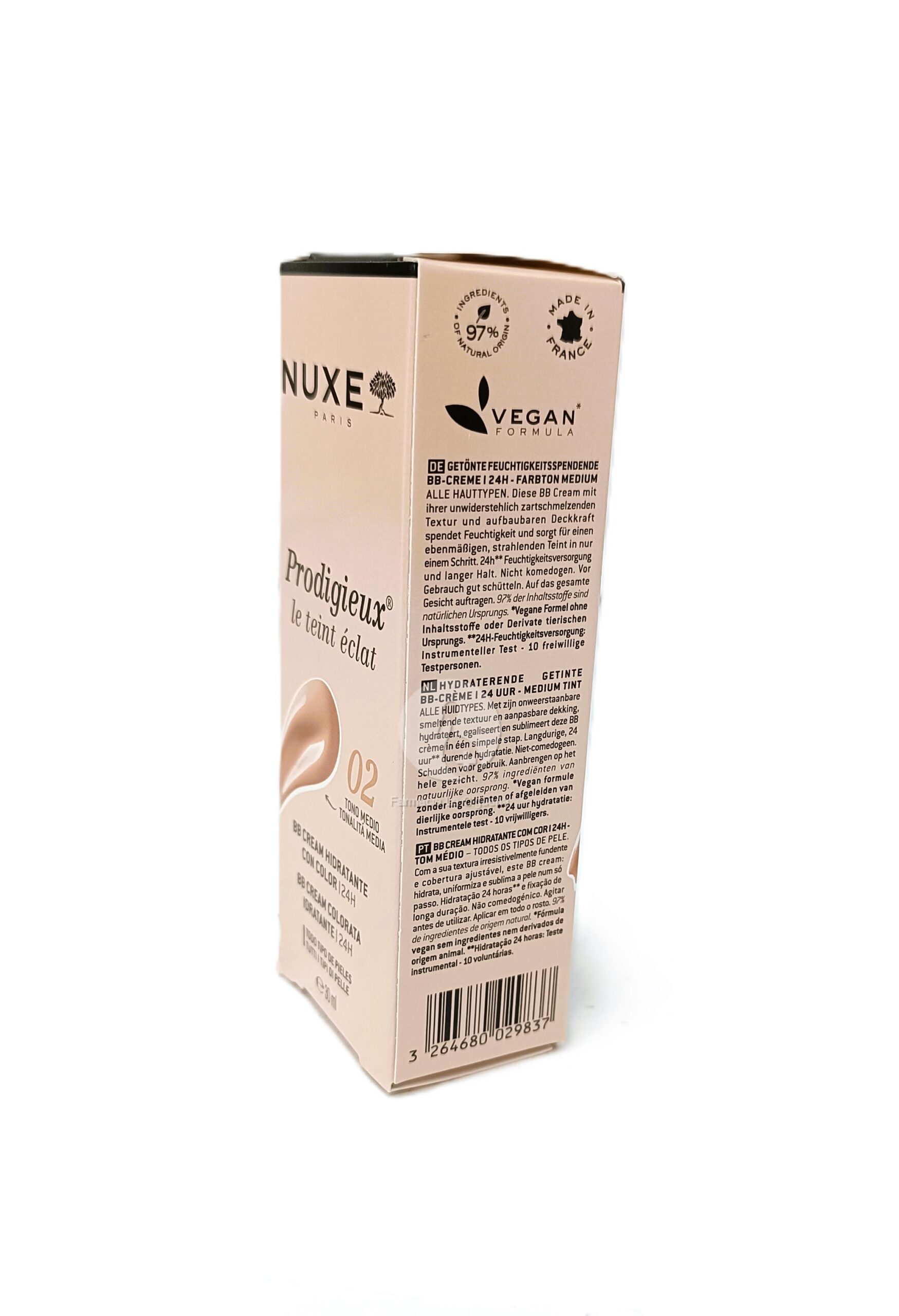 PRODIGIEUX BB CREAM 24H 1 TUBO 30 ML TONO MEDIO