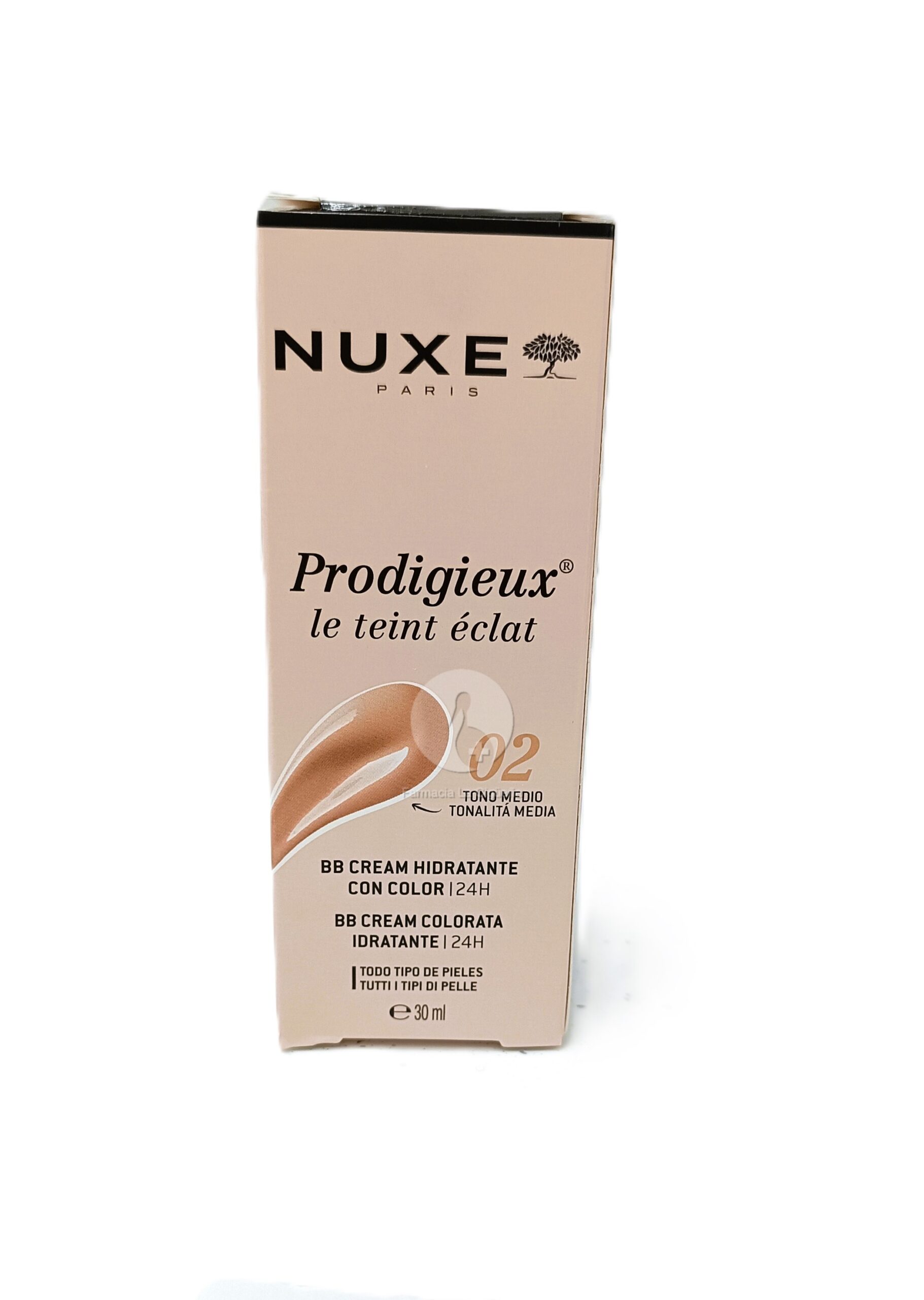 PRODIGIEUX BB CREAM 24H 1 TUBO 30 ML TONO MEDIO