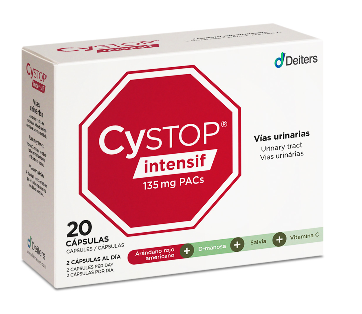 CYSTOP INTENSIF 20 CAPSULAS