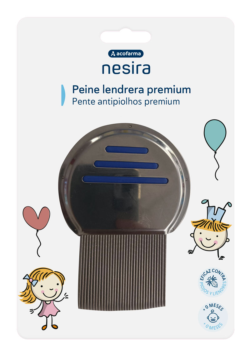 ACOFARMA NESIRA PEINE LENDRERA PREMIUM 1 UNIDAD