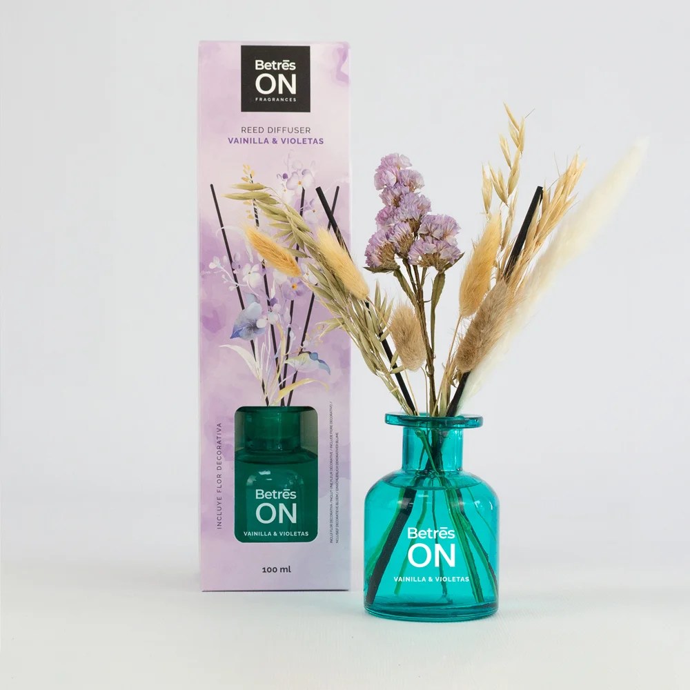 MIKADOS Y FLOR BETRES ON VAINILLA Y VIOLETAS 100ML