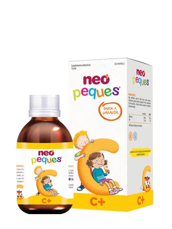 NEO PEQUES C + 1 FRASCO 150 ML SABOR NARANJA