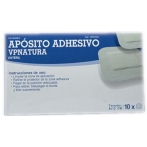 VP NATURA APOSITO ADHESIVO 5 X 7.2 CM 10 U