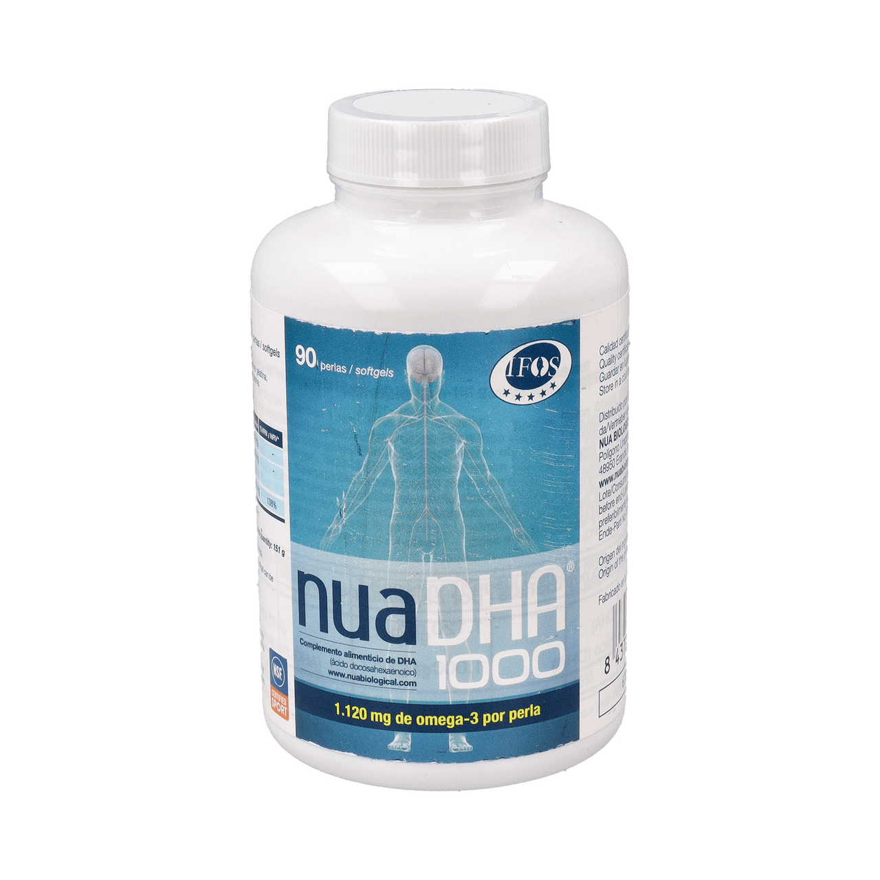 NUA DHA 1000 DOCOSAHEXAENOICO 90 PERLAS