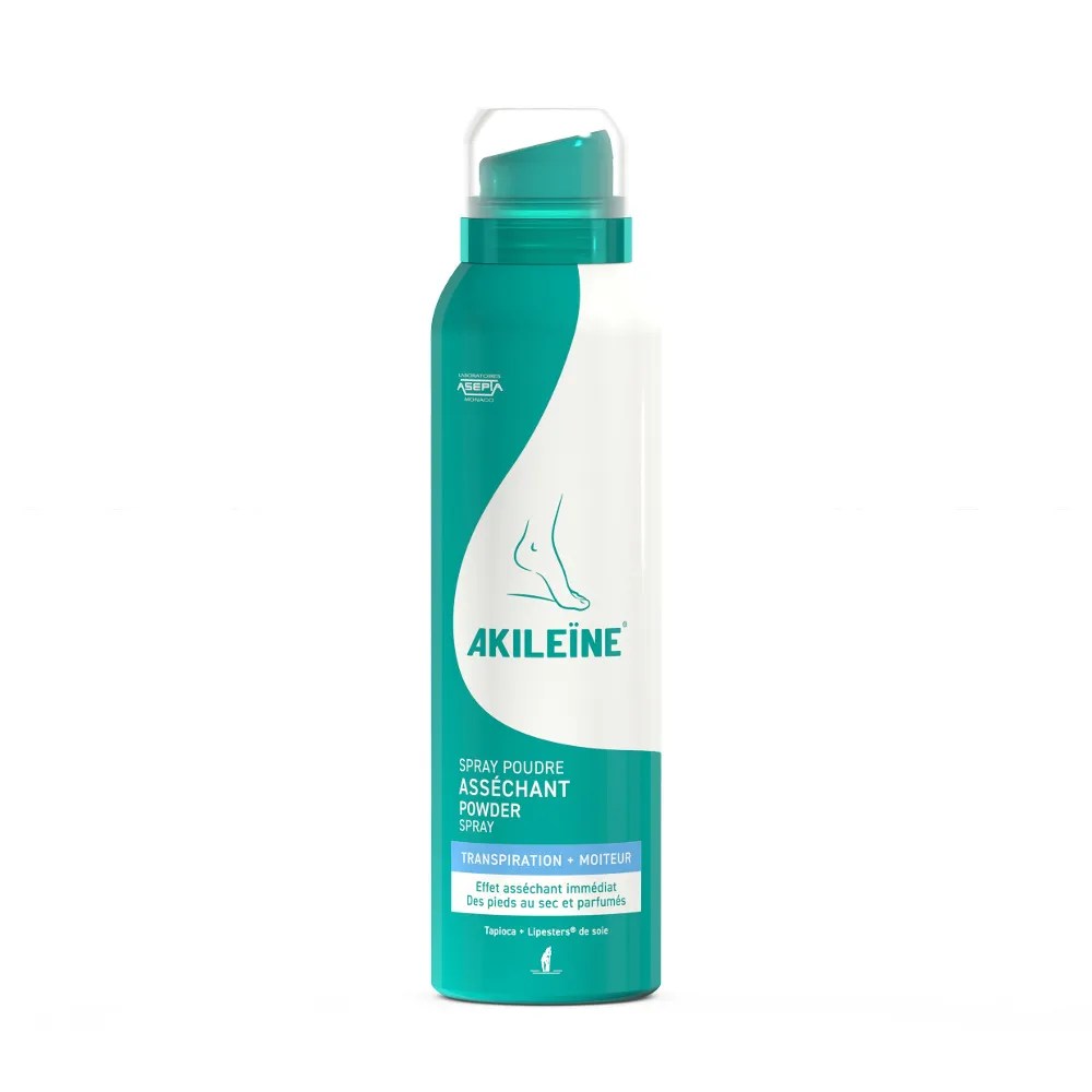AKILEINE SPRAY POLVO SECANTE ANTITRANSPIRANTE 1 ENVASE 150 ML