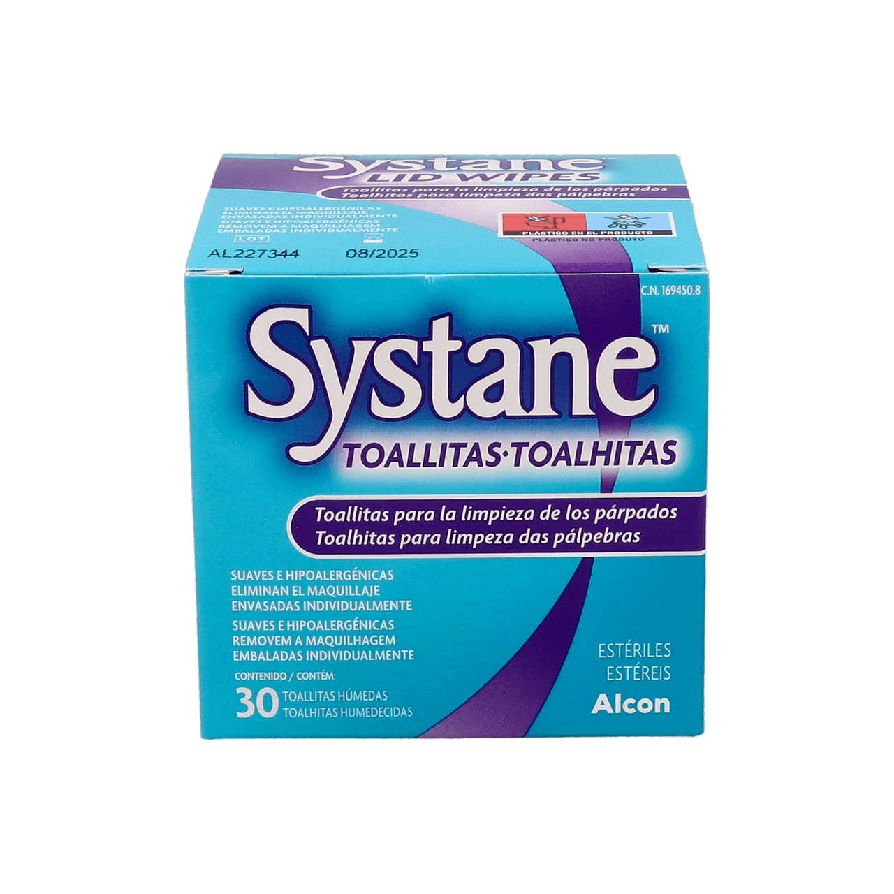 SYSTANE TOALLITAS HUMEDAS ESTERILES LIMPIEZA PARPEBRAL 30 TOALLITAS