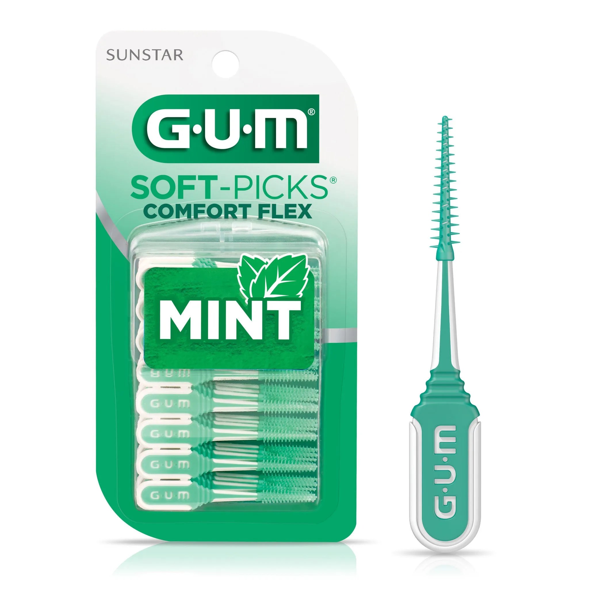 CEPILLO INTERDENTAL GUM SOFT-PICKS COMFORT FLEX MINT TALLA S 40 UNIDADES