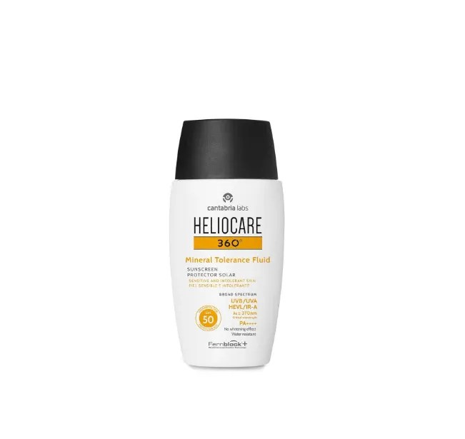 HELIOCARE 360º SPF 50 MINERAL TOLERANCE FLUID PROTECTOR SOLAR 1 ENVASE 50 ML