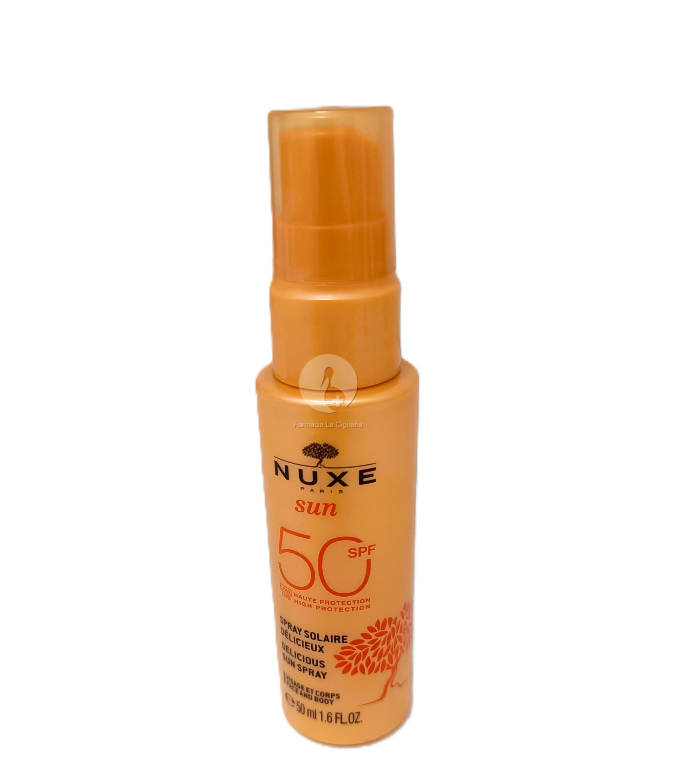 NUXE SUN SPRAY SOLAR DELICIOSO PROTECCION PARA ROSTRO Y CUERPO SPF 50+ FORMATO VIAJE