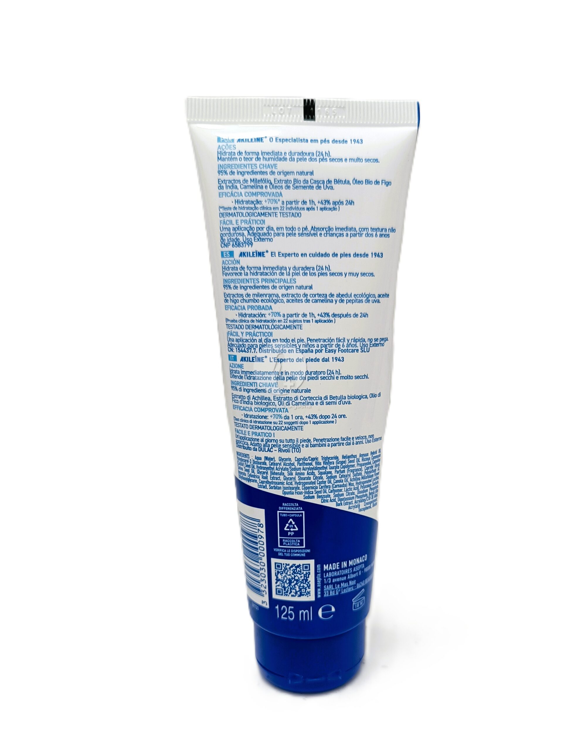 BALSAMO HIDRADEFENSA PIES SECOS 1 TUBO 125 ML