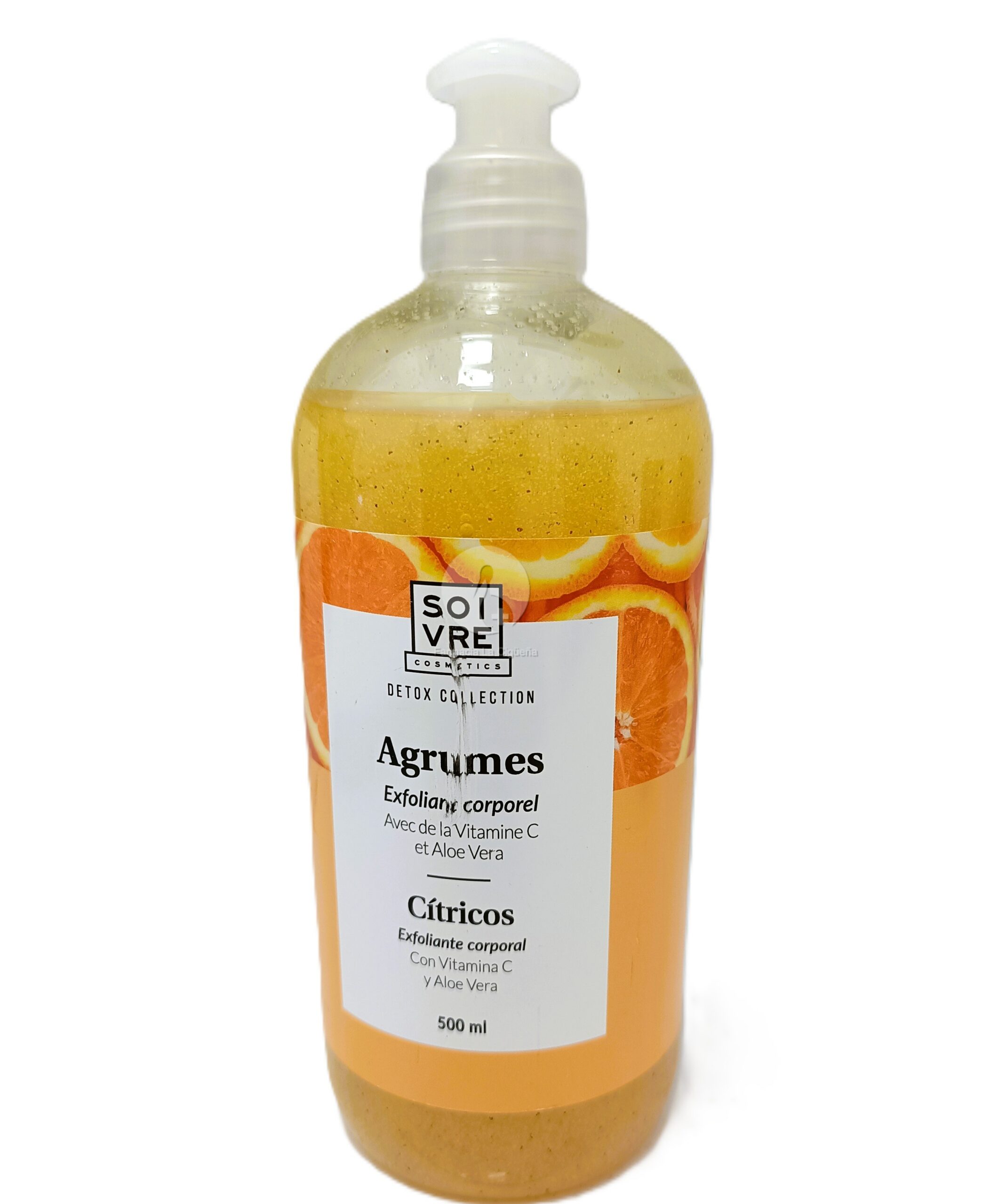 SOIVRE GEL DE BAÑO EXFOLIANTE 1 ENVASE 500 ML AROMA CITRICO