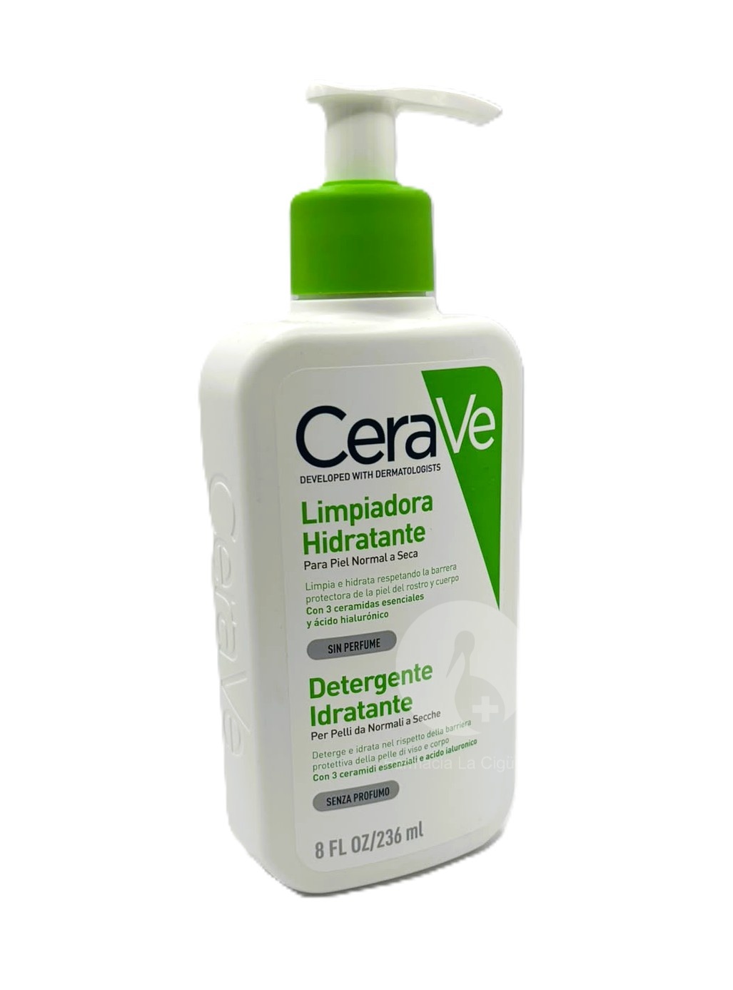 CERAVE LIMPIADORA HIDRATANTE 1 ENVASE 236 ML