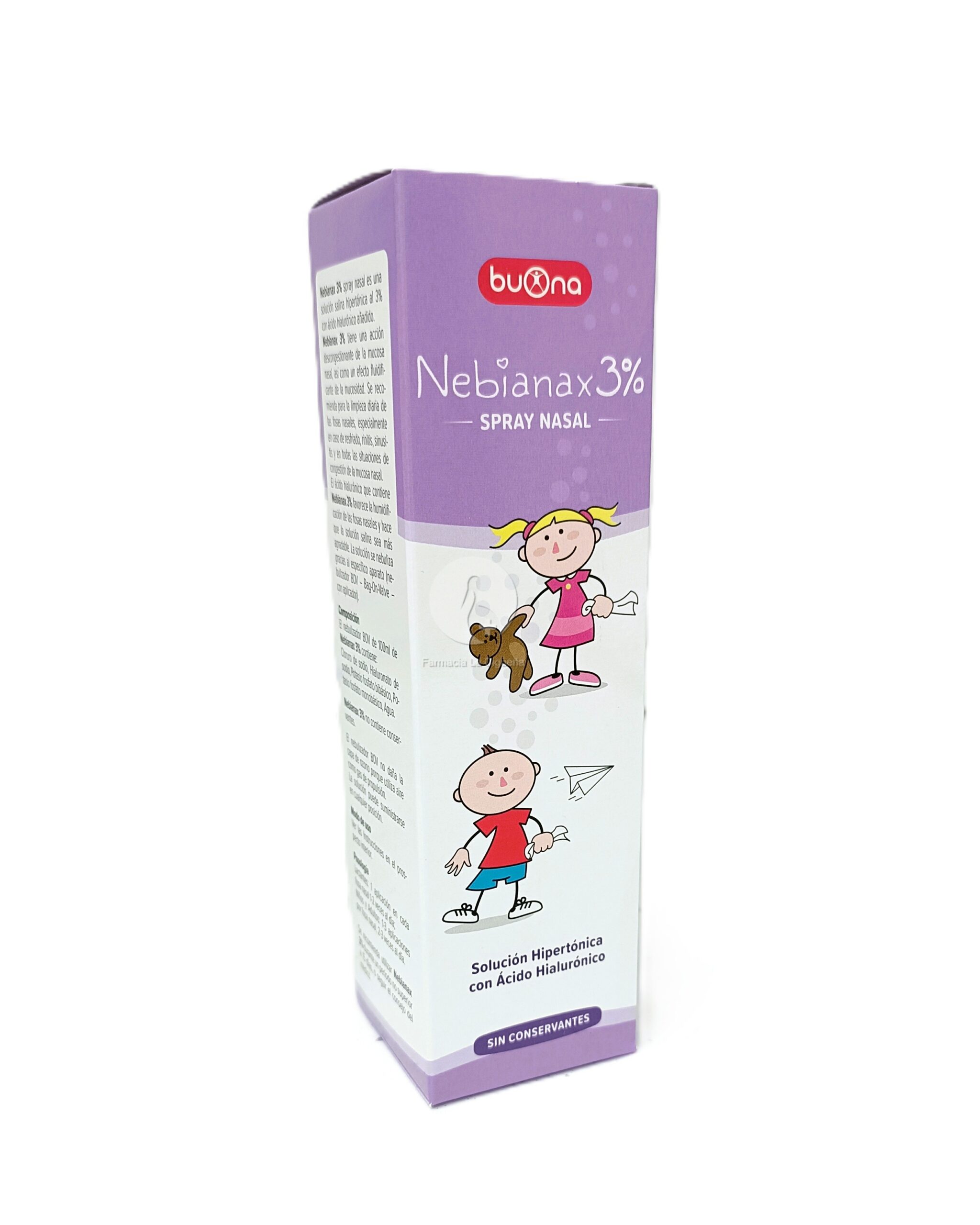 NEBIANAX 3% 1 SPRAY NASAL 100 ML