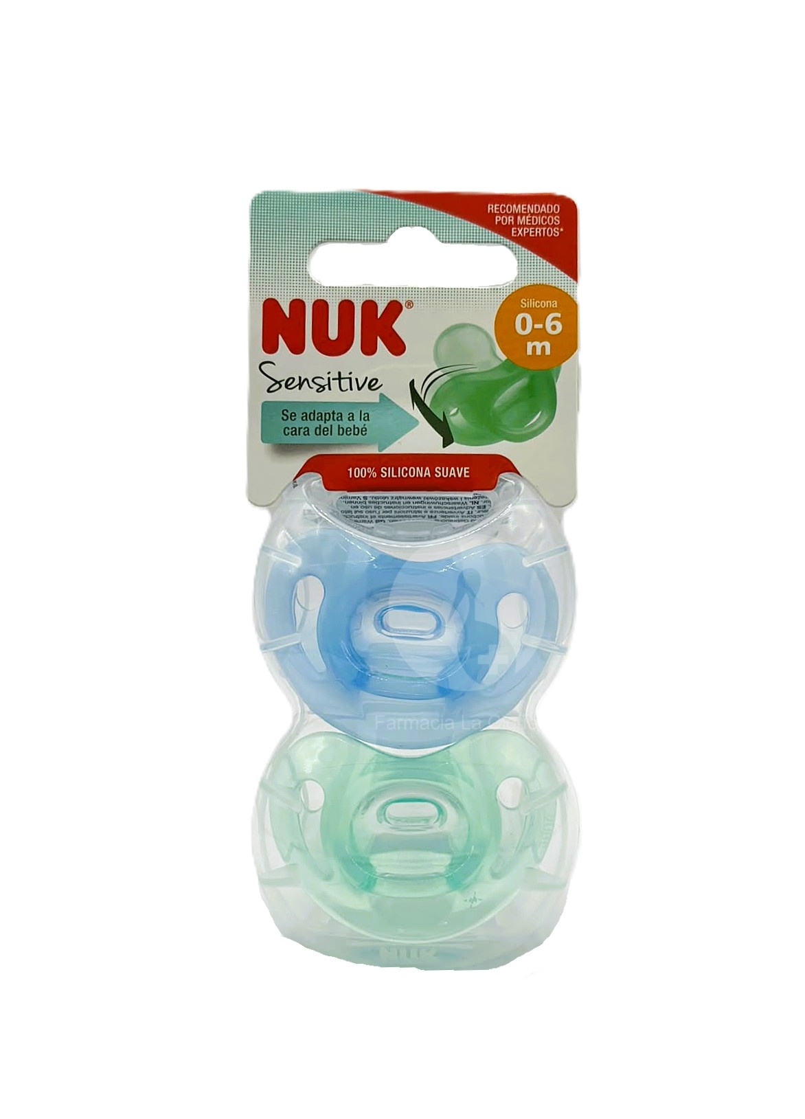 CHUPETE SILICONA NUK FC SOFT 0 – 6 MESES 2 UNIDADES